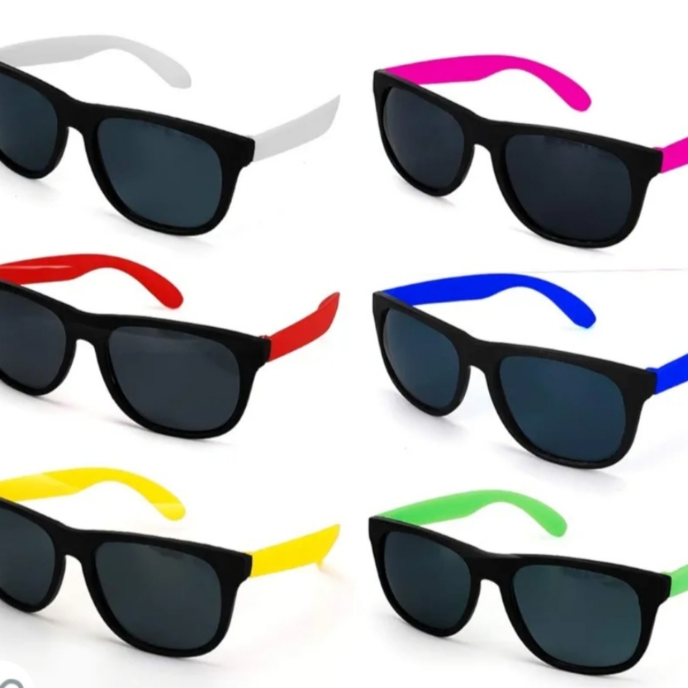 1 Dozen Neon Party Sunglasses Mixed Colors